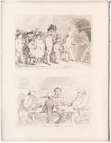James Gillray Election Troops 



A Pig in a Poke
